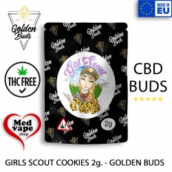 CBD FLOWER GIRL SCOUT COOKIES 2g - GOLDEN BUDS WEED MEDVAPE
